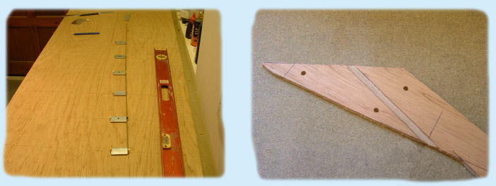 drawing out the keel and removal of 1mm for the rudder tube